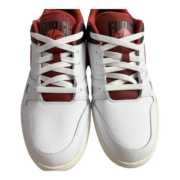 New‎ Size 10 Nike FB1362-102 Men\'s Full Force Low Shoes Sneaker White Red main image 8